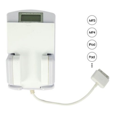 Built-in USB Interface 5-in-1 FM Transmitter Suitable for Many Digital Devices